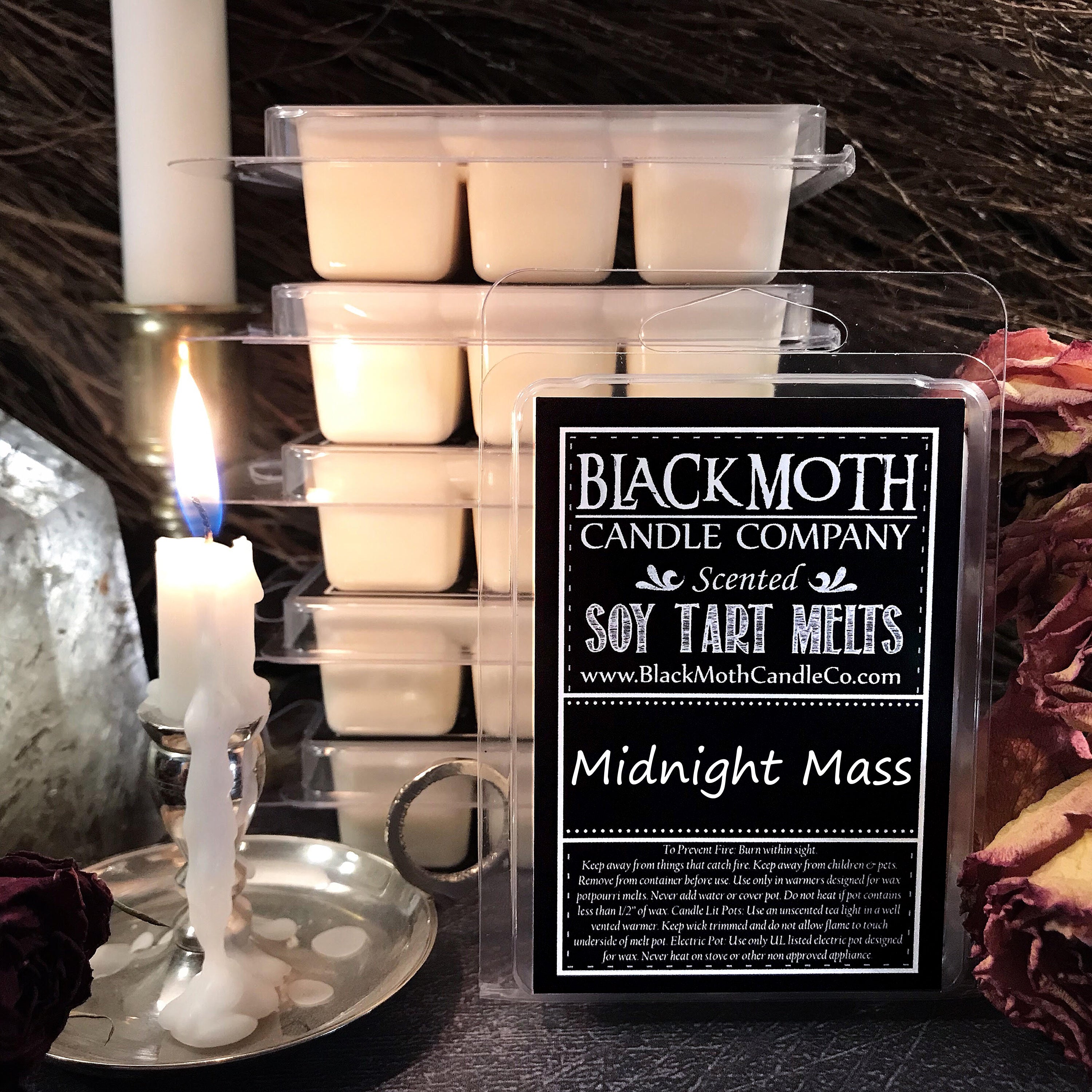 Frankincense & Myrrh Scented Soy Candle - Aroma Flame Candles