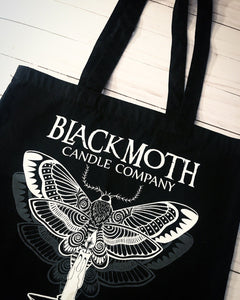 Tote Bag - Black Moth Candle Company Logo