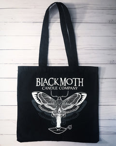 Tote Bag - Black Moth Candle Company Logo